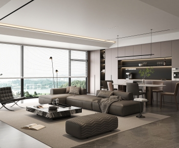 Modern A Living Room-ID:475167996