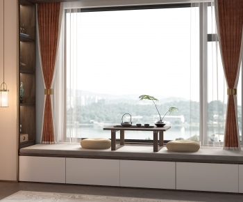 New Chinese Style Bay Window-ID:620845083