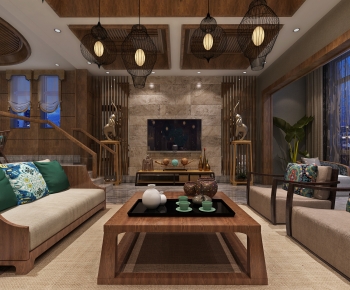 Southeast Asian Style A Living Room-ID:711882113