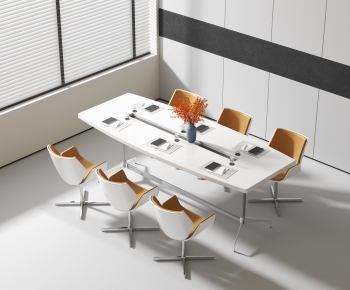 Modern Office Desk And Chair-ID:475627908