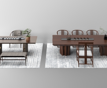 New Chinese Style Tea Tables And Chairs-ID:363102911