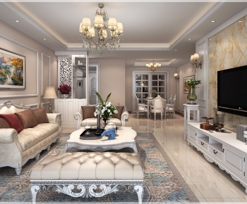 European Style A Living Room-ID:271962881