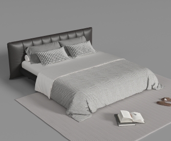 Modern Double Bed-ID:435947901