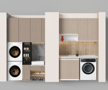 Modern Laundry Cabinet-ID:855305915