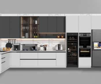 Modern Kitchen Cabinet-ID:465845113