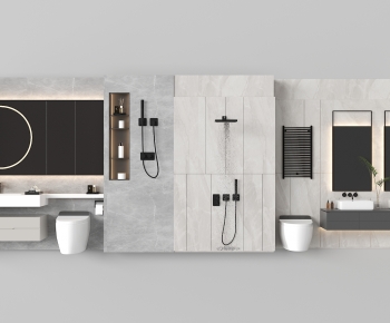 Modern Bathroom Cabinet-ID:865675939