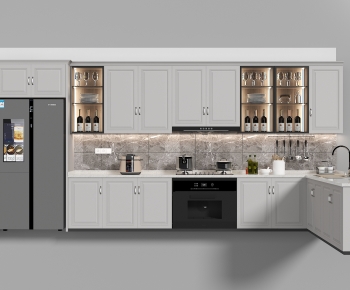 Modern Kitchen Cabinet-ID:125188833