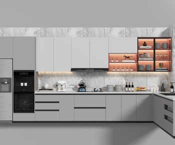 Modern Kitchen Cabinet-ID:344686036