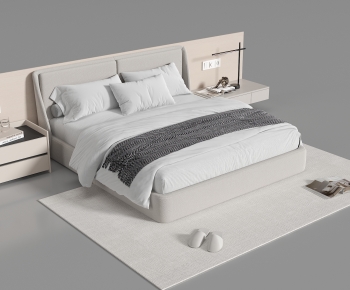 Modern Double Bed-ID:524900072