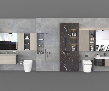 Modern Bathroom Cabinet-ID:469562053