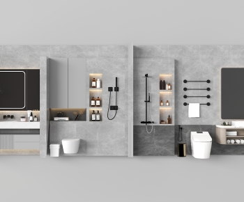 Modern Bathroom Cabinet-ID:528839113