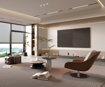 Modern A Living Room-ID:418910989