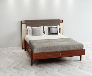 Modern Double Bed-ID:320808899