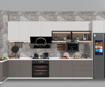 Modern Kitchen Cabinet-ID:413050895