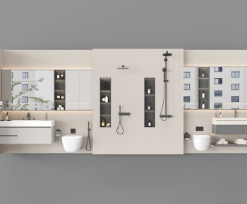 Modern Bathroom Cabinet-ID:860753068