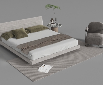 Modern Double Bed-ID:720729894