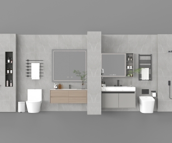 Modern Bathroom Cabinet-ID:235467916