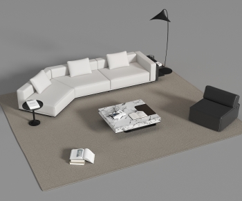 Modern Curved Sofa-ID:201075081