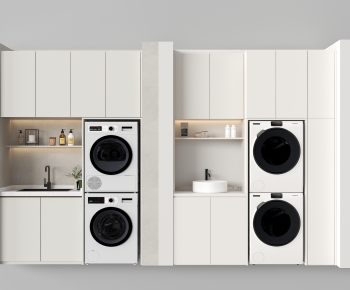 Modern Laundry Cabinet-ID:617211101