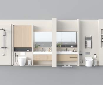 Modern Bathroom Cabinet-ID:751439099