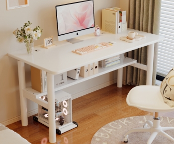 Modern Computer Desk And Chair-ID:753062017