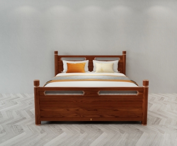 Modern Double Bed-ID:356954104