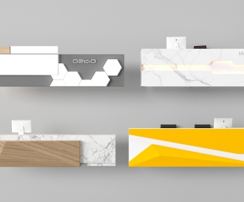 Modern Reception Desk-ID:441056016