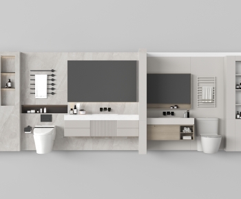 Modern Bathroom Cabinet-ID:242109359