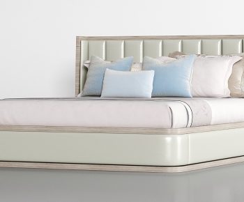 Modern Double Bed-ID:708964119