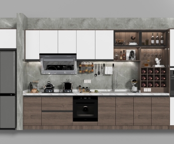 Modern Kitchen Cabinet-ID:295325996