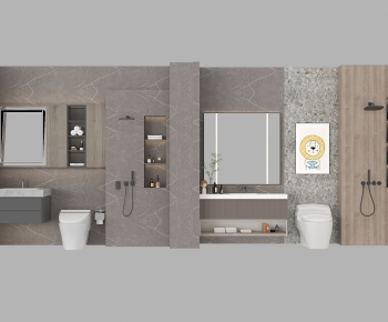 Modern Bathroom Cabinet-ID:837640055