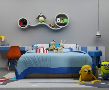 Modern Child's Bed-ID:273114928