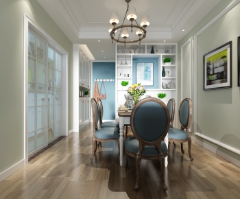 American Style Dining Room-ID:230987077