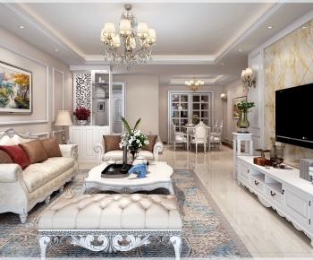 European Style A Living Room-ID:531974086