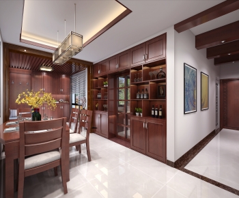 Chinese Style Dining Room-ID:510315909