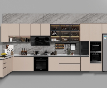 Modern Kitchen Cabinet-ID:427614931