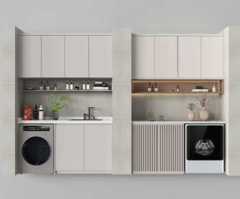 Modern Laundry Cabinet-ID:878133065