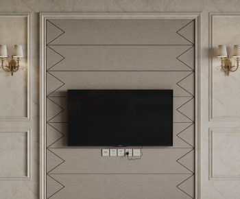 French Style TV Wall-ID:561391121