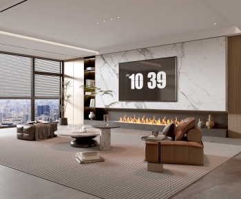 Modern A Living Room-ID:860959055