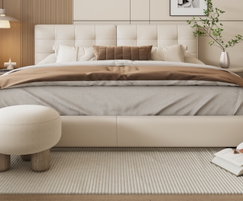 Modern Double Bed-ID:337466964