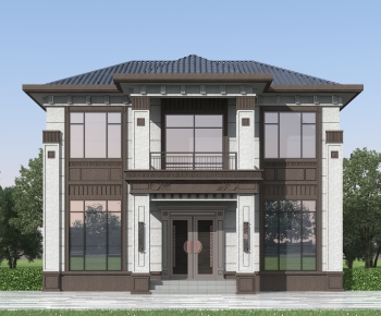 New Chinese Style Detached Villa-ID:293925056