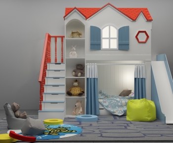 Modern Bunk Bed-ID:382163054