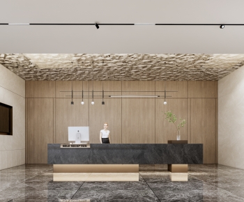 Modern Office Reception Desk-ID:452092899