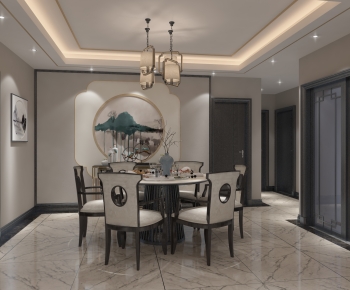 New Chinese Style Dining Room-ID:831742053