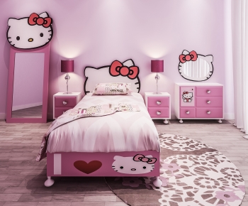 Modern Child's Bed-ID:431242946