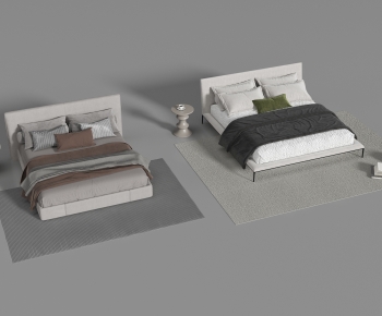 Modern Double Bed-ID:494116074