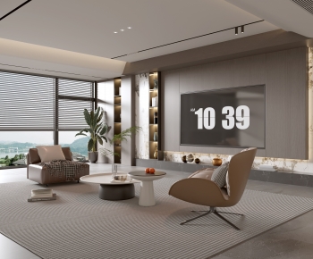 Modern A Living Room-ID:694237959