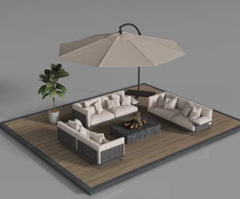 Modern Outdoor Sofa-ID:910978087