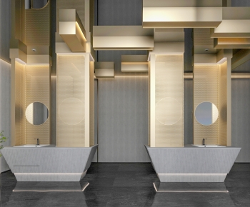 Modern Public Toilet-ID:904503116