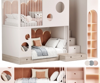 Modern Bunk Bed-ID:543698075